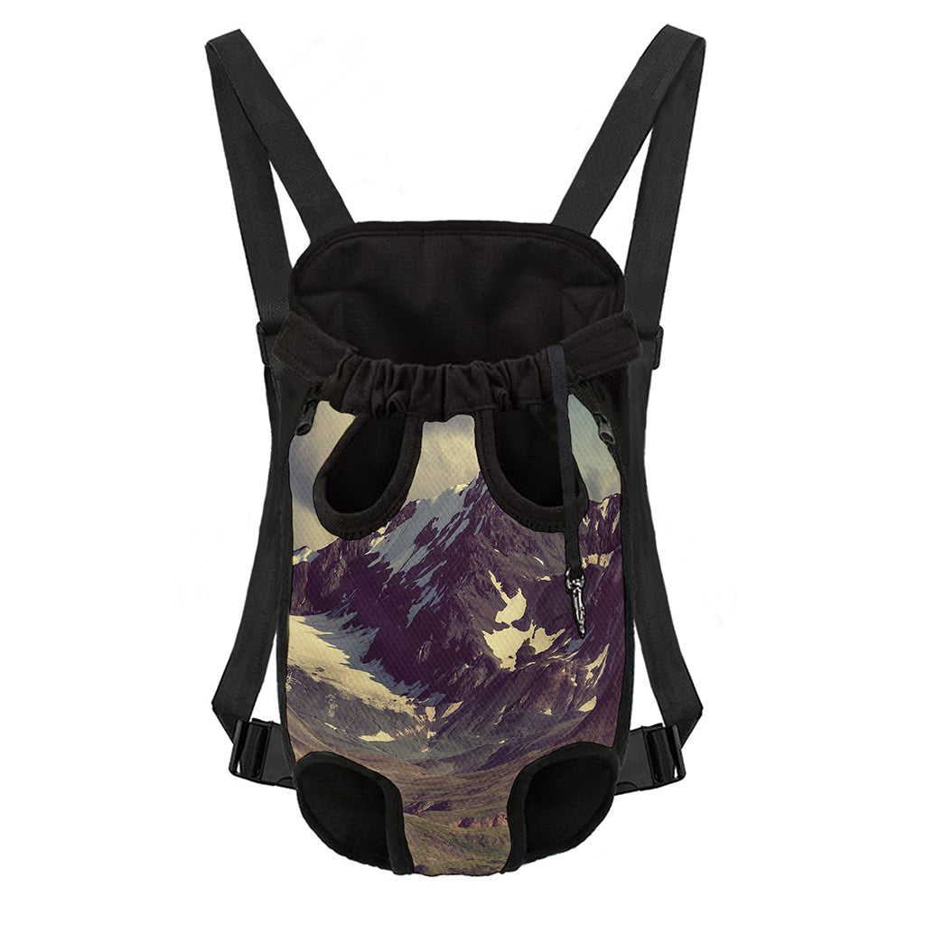 Denali Mountain Print Pet Carrier Backpack