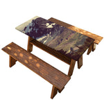Denali Mountain Print Picnic Table Cover
