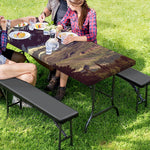 Denali Mountain Print Picnic Table Cover