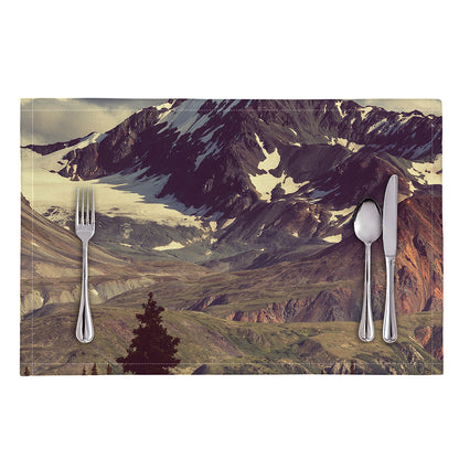 Denali Mountain Print Placemat