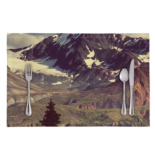 Denali Mountain Print Placemat