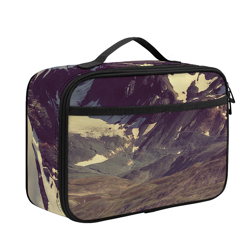 Denali Mountain Print Portable Lunch Bag