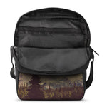 Denali Mountain Print Rectangular Crossbody Bag