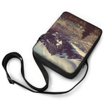 Denali Mountain Print Rectangular Crossbody Bag