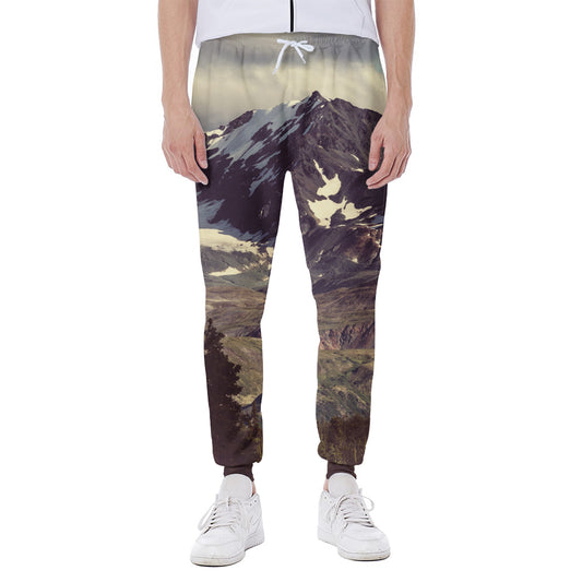 Denali Mountain Print Scuba Joggers
