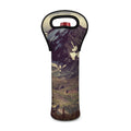 Denali Mountain Print Single Neoprene Wine Tote