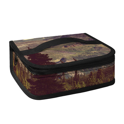 Denali Mountain Print Small Lunch Bag