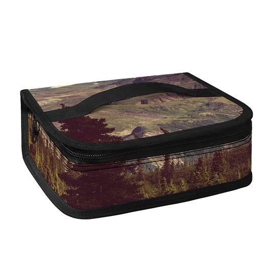 Denali Mountain Print Small Lunch Bag