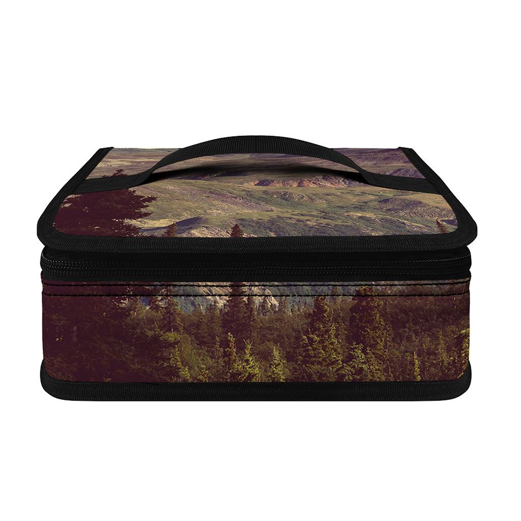 Denali Mountain Print Small Lunch Bag