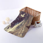 Denali Mountain Print Towel