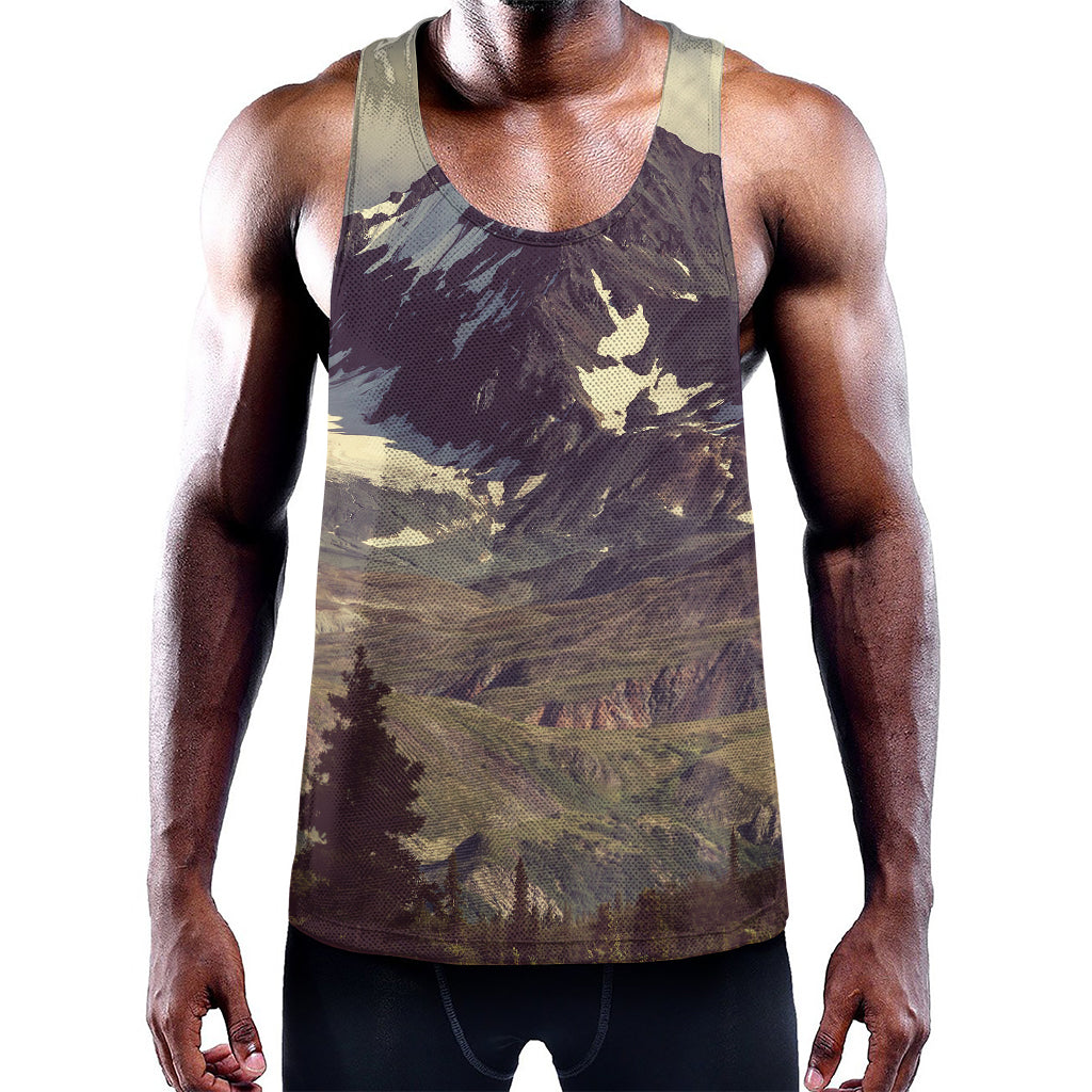 Denali Mountain Print Training Tank Top
