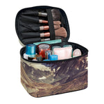 Denali Mountain Print Travel Makeup Bag