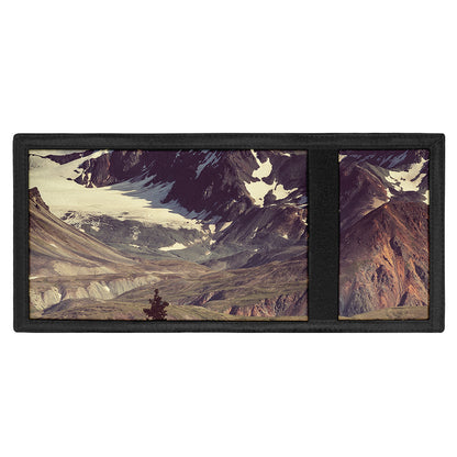 Denali Mountain Print Trifold Wallet