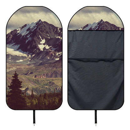 Denali Mountain Print Waterproof Car Seat Cover