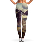 Denali Mountain Print Women's Leggings