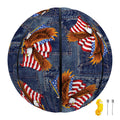 Denim American Eagle Pattern Print Basketball