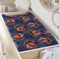 Denim American Eagle Pattern Print Changing Pad Cover