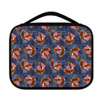 Denim American Eagle Pattern Print Classic Bible Case