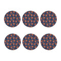 Denim American Eagle Pattern Print Coaster Set