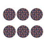 Denim American Eagle Pattern Print Coaster Set