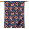 Denim American Eagle Pattern Print House Flag