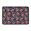 Denim American Eagle Pattern Print Kitchen Mat