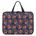 Denim American Eagle Pattern Print Laptop Sleeve With Handle