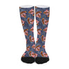 Denim American Eagle Pattern Print Long Socks