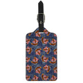 Denim American Eagle Pattern Print Luggage Tag