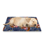 Denim American Eagle Pattern Print Pet Cooling Mat Cover