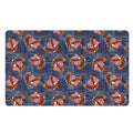 Denim American Eagle Pattern Print Polyester Doormat