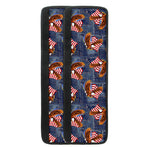 Denim American Eagle Pattern Print Refrigerator Handle Covers