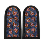 Denim American Eagle Pattern Print Skillet Handle Cover