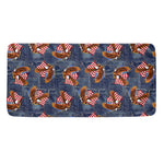 Denim American Eagle Pattern Print Towel