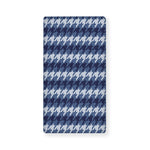 Denim Houndstooth Pattern Print Baby Crib Sheet