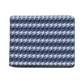 Denim Houndstooth Pattern Print Bifold Wallet