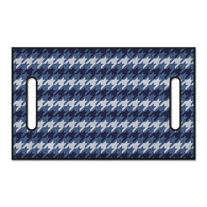 Denim Houndstooth Pattern Print Golf Cart Seat Cover
