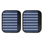 Denim Houndstooth Pattern Print Handle Covers