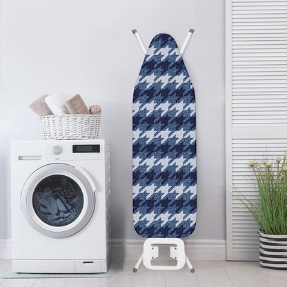 Denim Houndstooth Pattern Print Ironing Board Cover