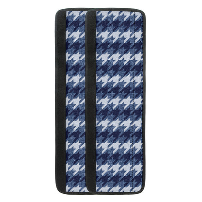 Denim Houndstooth Pattern Print Refrigerator Handle Covers