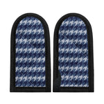 Denim Houndstooth Pattern Print Skillet Handle Cover