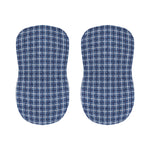 Denim Tattersall Pattern Print Bar Stool Covers