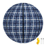 Denim Tattersall Pattern Print Basketball
