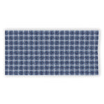 Denim Tattersall Pattern Print Beach Towel