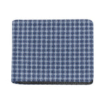 Denim Tattersall Pattern Print Bifold Wallet