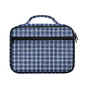 Denim Tattersall Pattern Print Briefcase Bible Bag