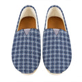 Denim Tattersall Pattern Print Casual Shoes