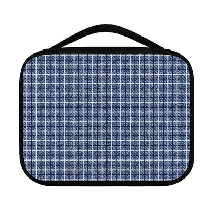 Denim Tattersall Pattern Print Classic Bible Case