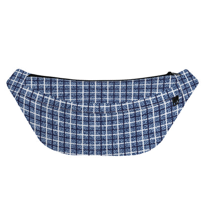 Denim Tattersall Pattern Print Fanny Pack