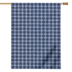 Denim Tattersall Pattern Print House Flag